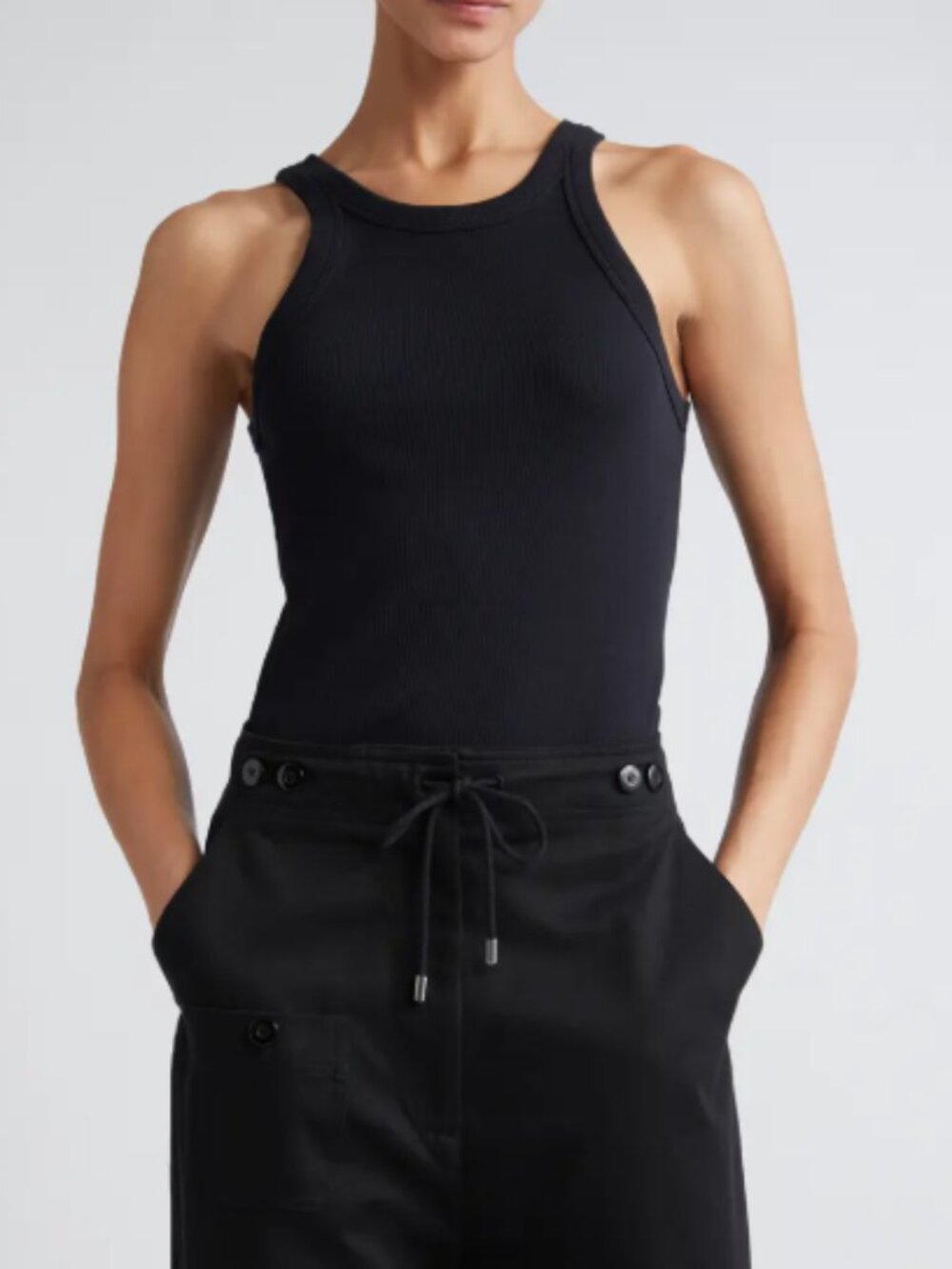 Totême Espera Rib Stretch Organic Cotton Tank Top